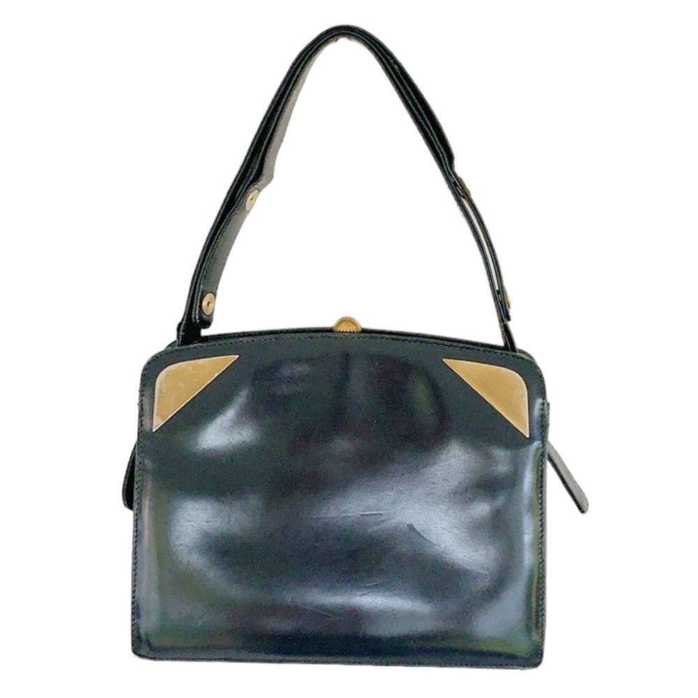 Vintage French Dofan genuine leather handbag